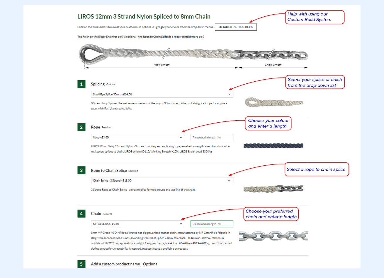 Custom Rope Splicing and Rigging Service